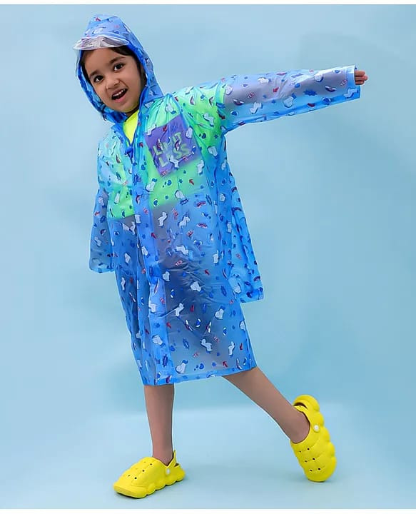 Transparent Monsoon Raincoat for Boys & Girls (3-8Y)
