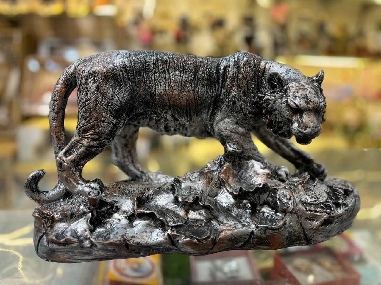 Stalking Tiger Statue