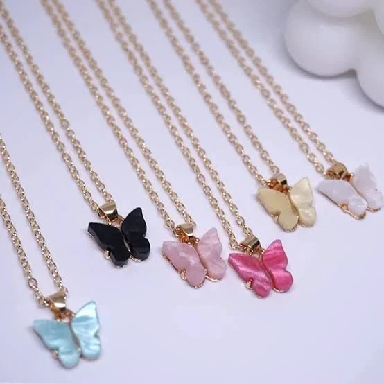 Butterfly Pendant Necklace