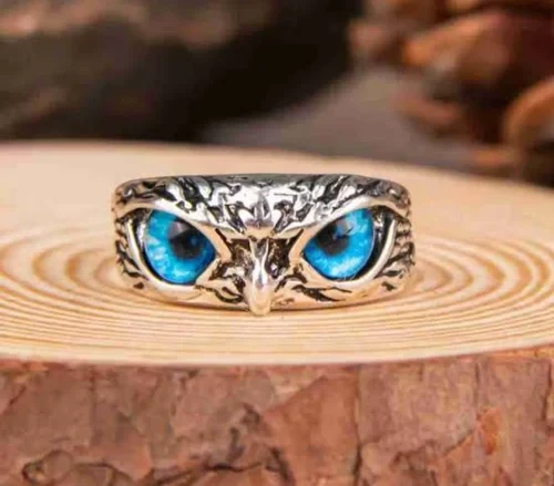 Owl Silver Ring