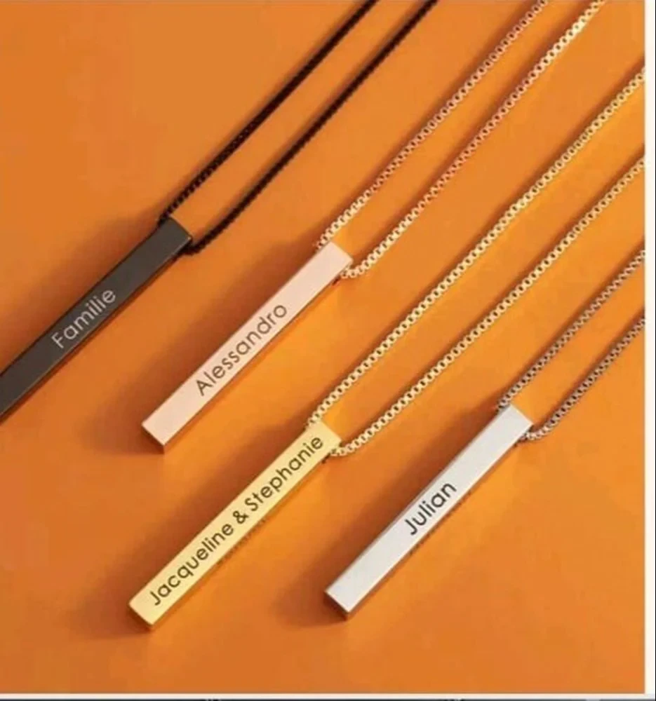 Stainless Steel Name Pendent