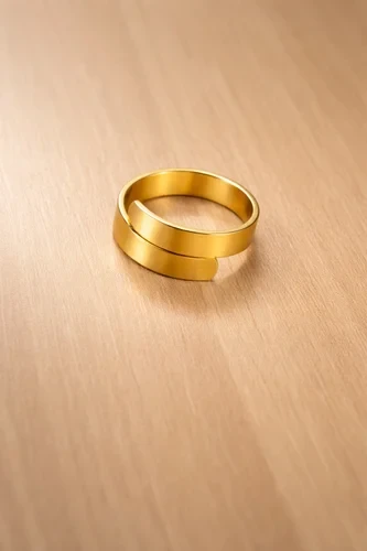 Double Name Couple Ring