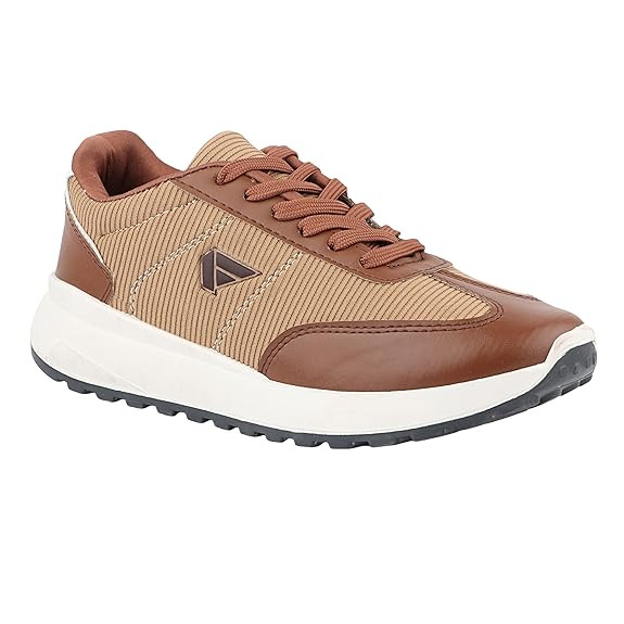 FUEL Neostep-04 Lightweight & Durable with Stylish Corduroy Cushioned Comfort Durable PVC Sole for Men's