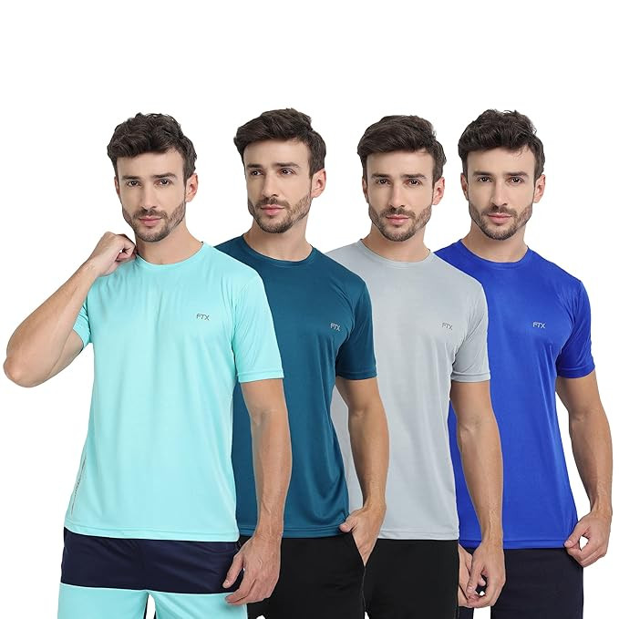 FTX Men Polyester Regular Fit T-Shirt