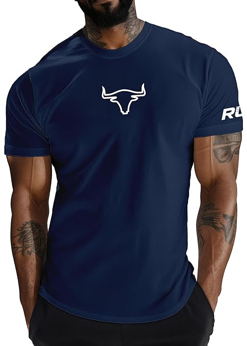 Peppyzone Quick Dry Sports T Shirt for Men | Lightweight Breathable Gym T-Shirt | Regular Fit Workout Tee for Running, Training & Everyday Activewear