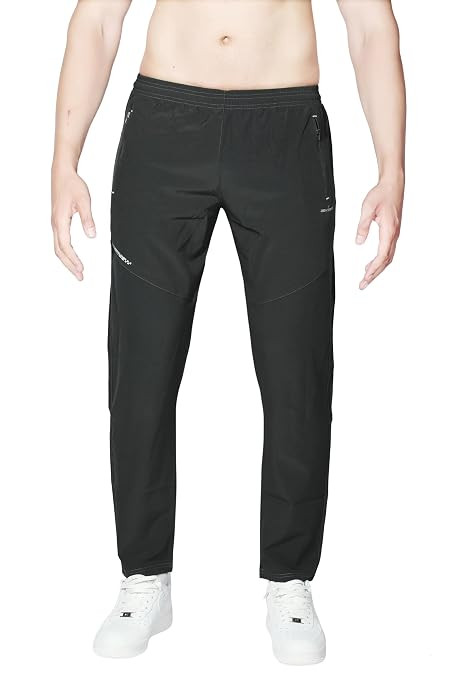 RENESSA® Activefit Track Pant for Men, NS Lycra Regular Solid Fit, Soft, Smooth, Lightweight, Quick Dry, Activewear