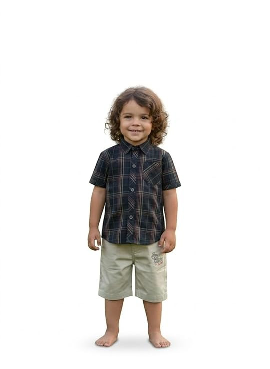 Varmuda Cotton Co-ord Set for Baby Boys | Soft & Breathable Kids Summer Outfit | Half Sleeve Shirt & Shorts Set | Comfortable Clothing