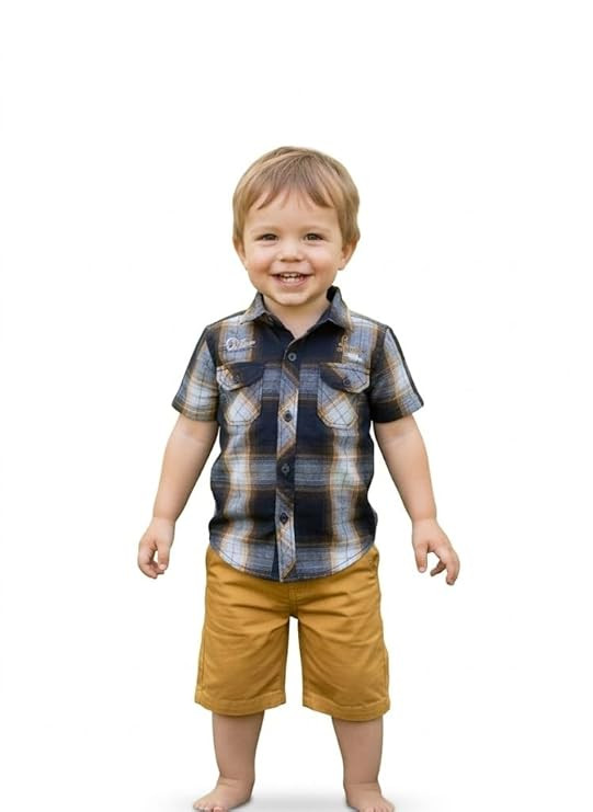 Varmuda Cotton Co-ord Set for Baby Boys | Soft & Breathable Kids Summer Outfit | Half Sleeve Shirt & Shorts Set | Comfortable Clothing