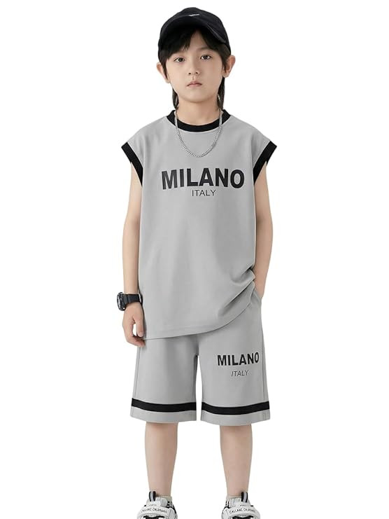 Lymio Junior's Boys T-Shirt and Shorts Set | Kids Summer Clothing Set for Boys | Cotton Blend Casual Wear for Kids | Trendy T-Shirt and Short Set (SSK-16-18)