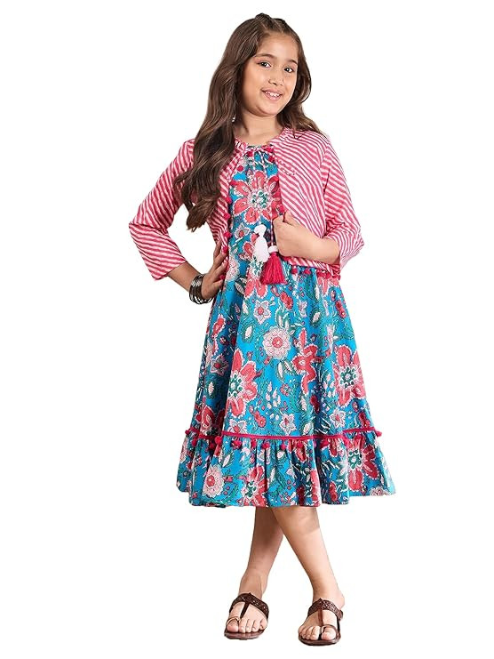 Pspeaches girls Dress With Cape