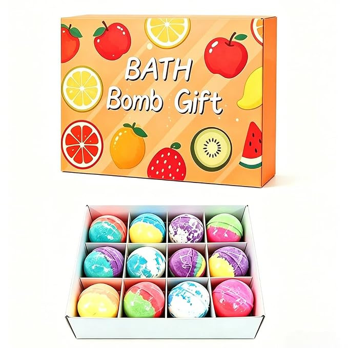 1Pcs Bath Bombs for Kids with Toys Inside, 60g, Ocean Scented, Colourful Surprise Figures, Bubble Bath Bomb-Randomly 1Pcs Bath Bomb