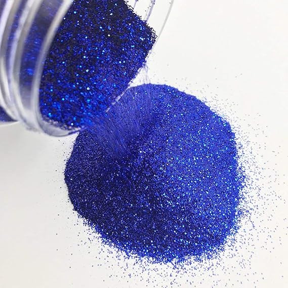 Sparkling Glitter Powder (100 Grams) (Premium Shimmer) (Blue Diamond)