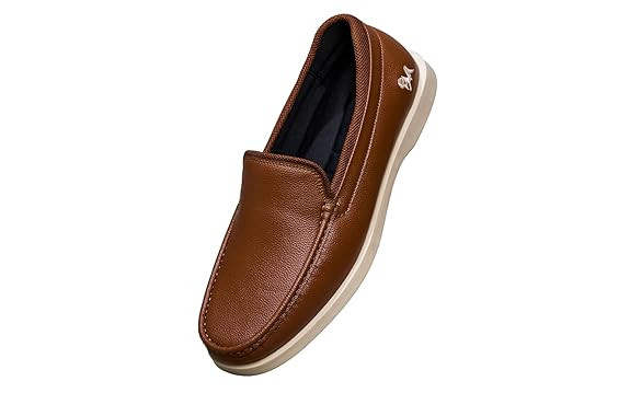Neeman's The Luxe Loafer for Men | Comfortable, Lightweight PU Faux Leather Upper & Flexible Sole | Semi Formals