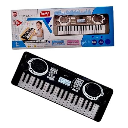 37-Key Electronic Music Keyboard for Kids | Portable Educational Piano Toy with Multiple Tones, Rhythms & Demo Songs | USB Power Supported Musical Learning Instrument Gift for Boys & Girls
