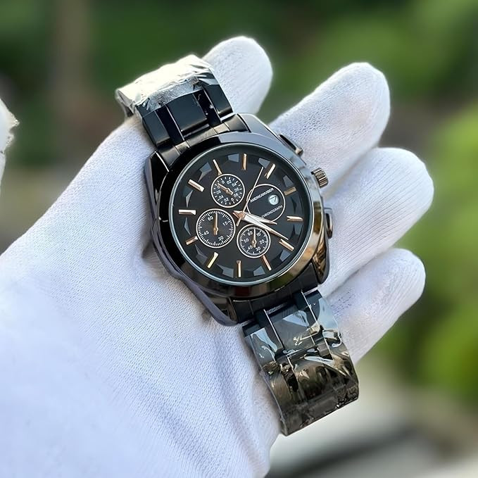 AMERICANVIBER® Affordable Men’s Wrist Watch Under 499 |Men Watch | Classic Round Dial | Quartz Movement | Stainless Steel Belt | Lightweight & Durable Design | Analog Display | Trendy Party & Office Wear