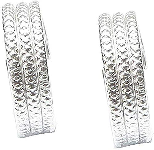 SMARNN Metal Toe Rings for Women (Pack of 2)