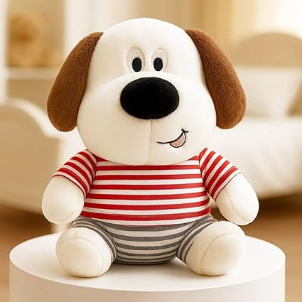 Babique Woofy Dog Stuffed Plush Animal Soft Toys | Teddy Bear | Ideal for Birthdays & Special Occasions Girls/Boys, Baby Kids - 32 cm (Multi Color)