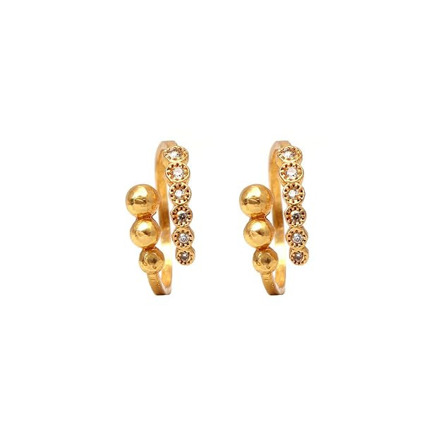 Gold Plated Bridal Jewellery of Traditional Ethnic Adjustable Toe Rings for Girls and Women.