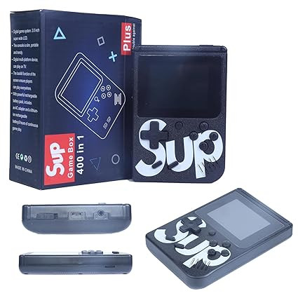 CHG Handheld Video Game Console for Kids, Built-in Retro Games | 400 in 1 Console | Indoor Games for Kids Ages 7 to 15 | Gift for Boys and Girls | Portable Fun for Travel and Home