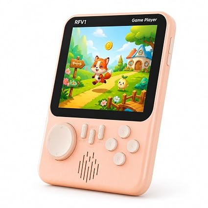 G7 Retro Handheld Gaming Console for Kids & Adults | 666-in-1 Built-in Classic Video Games | Rechargeable Portable Game Player | TV Output | Best Toy Gift for Kids ,Random Colour