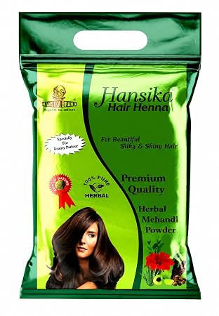 Hansika Hair Henna Powder 500 g | Natural Herbal Mehndi for Hair | Conditions & Strengthens Hair | For Men & Women (Pack of 1)