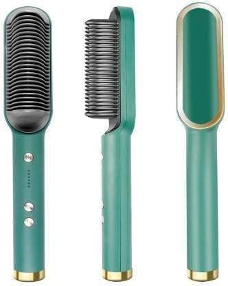 5-in-1 Electric Hair Styling Comb – Hair Straightener, Curler, Volumizer & Detangling Brush for Smooth Hair Styling at Home
