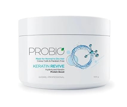 Godrej Locking Solutions and Systems Godrej Professional Probio Keratin Revive Mask (500 Gram, All, Fresh)