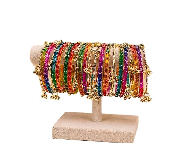 Kashmiri Bangles for girls and women (12+8) pieces. | Attractive, Shining, Comfortable, Soundable