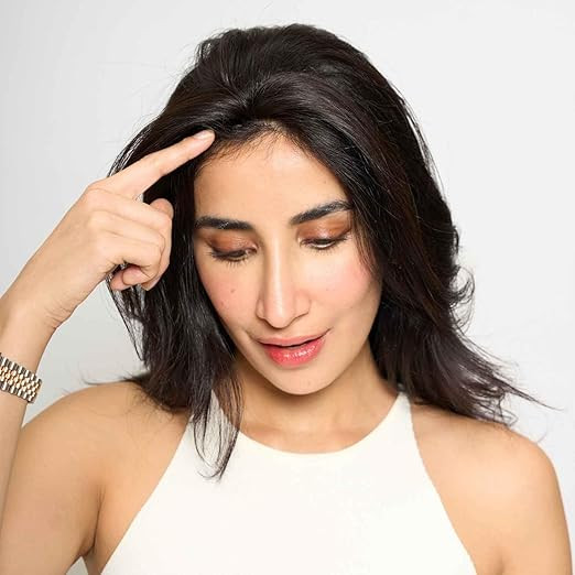 Nish Hair So Easy Patch for Front Thinning - Almost Invisible & Lightweight Hair Topper for Women (Parul's Ombre)