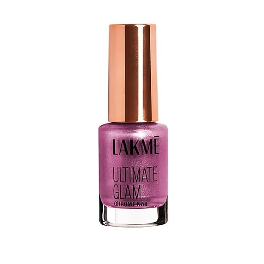 Lakme Chrome Nail Paint, Nail Pink 6ml