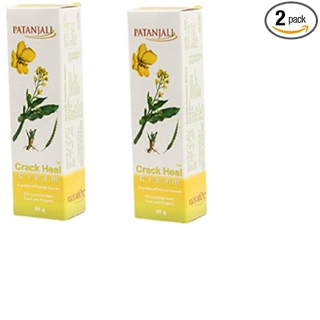 Patanjali Crack Heal Cream 50gm - Pack of 2