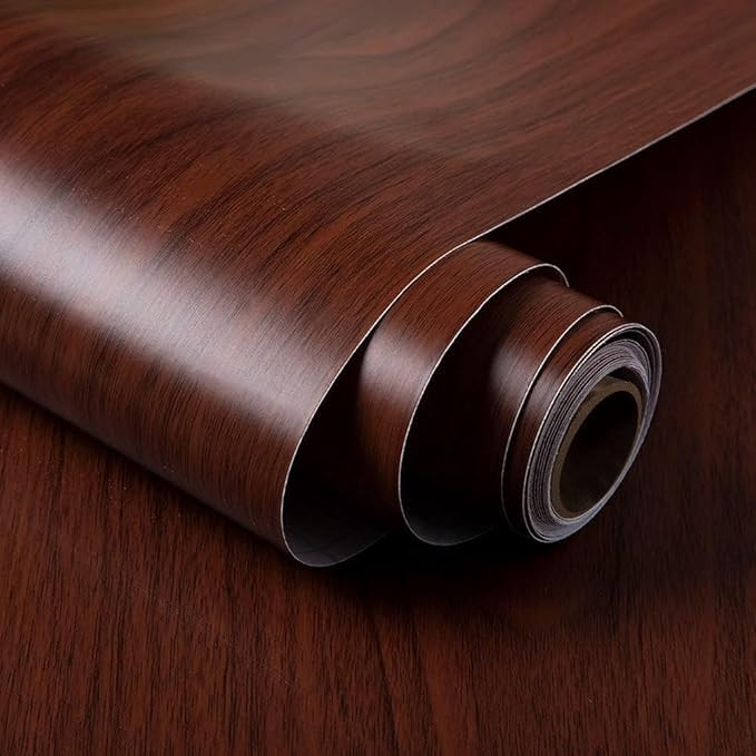 Self Adhesive Waterproof (45 x 304 cm) Wood Wallpaper Wall Sticker for Living Room Hall Bedroom Decoration PVC Vinyl Wall Stickers