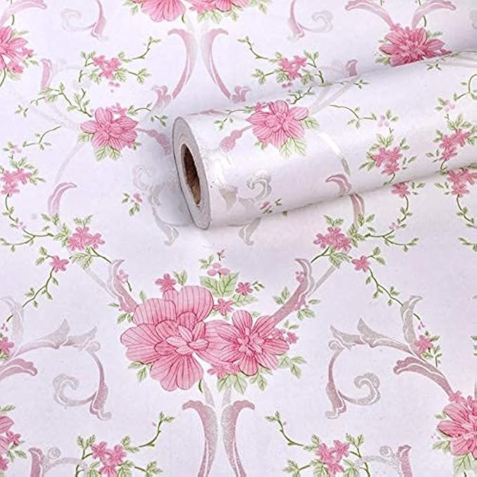 Self Adhesive Decorative Peel Stick Waterproof Wallpaper Wall Decor Removable Wall Paper for Living Room Hall Decoration PVC Vinyl DIY Contact Paper 45x304 cm