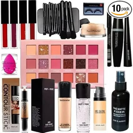 Professional Waterproof Makeup Kit Set With All Products For All Types Of Skin For Girls & Women Multicolor,1 Count