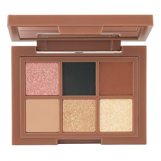MARS Blooming Matte & Shimmer Eyeshadow Palette (4.8gm) (04-Orchid) | Highly Pigmented | Blendable | Perfect for Any Occasion | Multicolor | All Skin Type | Travel Friendly