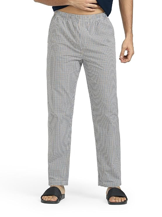 Men's Checkmate Combed Cotton Regular Fit Pyjama
