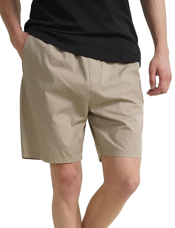 Cotton Lounge Elasticated Waistband, Bermuda Pants, Relaxed Fit, Home Shorts for Men