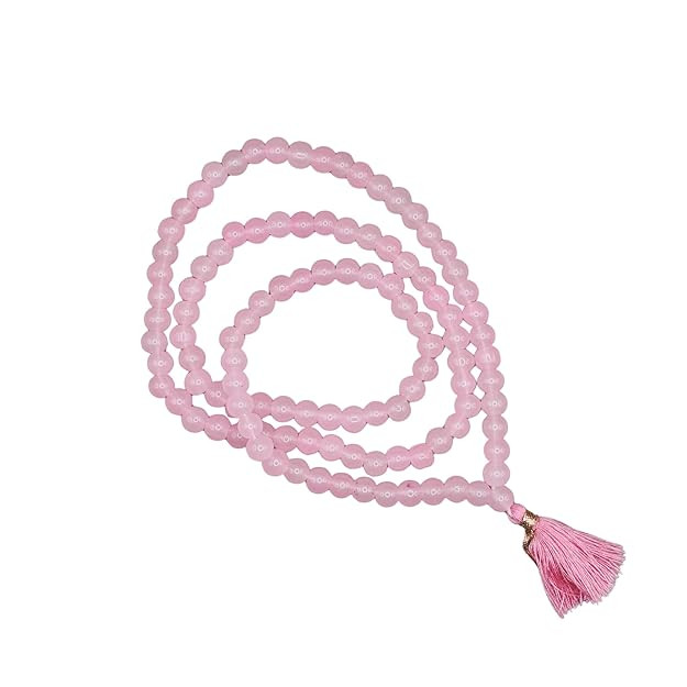 AAGAM Handmade Jaap Mala | Strong Thread 108+1 Beads + Free 27+1 Beads Rosary for Mantra Chanting. Meditation Prayer Mala for Pooja & Spiritual Gift
