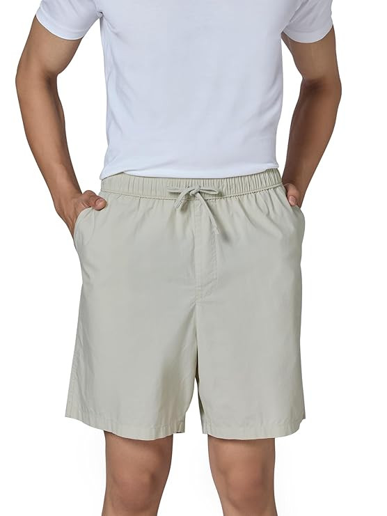 Zen Solid Shorts for Men with Side Pockets and Drawstring |Relaxed Fit Shorts