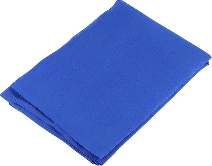 Pure Cotton Blue Color Pooja Cloth for Religious Rituals – 1.25 Meter Size, Ideal for Temple Use
