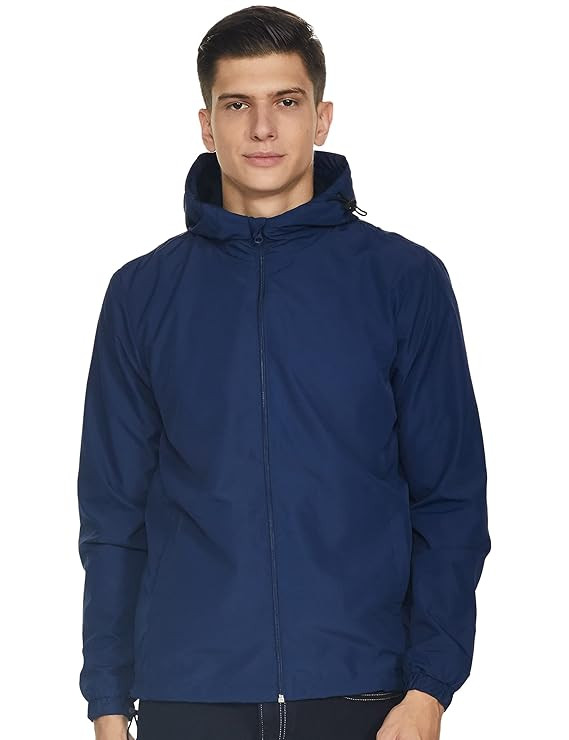Men Light Weight Windbreaker Lined Jacket (Available in Plus Sizes)