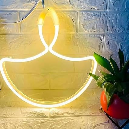 Diwali Diya Neon Sign Strip Lights, LED Strip Rope Lights for Home Party Supplies Decor Accessory | Signs for Diwali Room Indoor Outdoor Decoration Light, Electric AC Plug (Warm White)