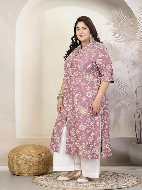 Women's Rayon Relaxed Fit A Line Kurta