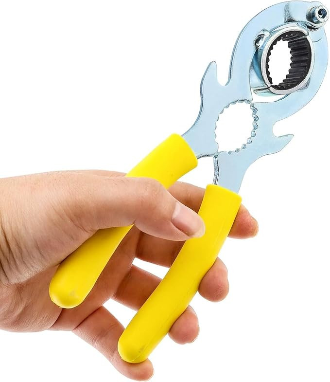 Faucet Wrench, Bathroom Plumbing Repair Tool, Strong Bite Universal Tap Spanner for Kitchen and Bathroom, Easy To Use