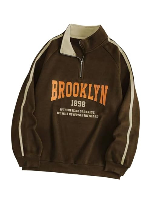 Men’s Collar Chain Cotton Fleece Sweatshirt | Warm Hoodie for Gym, Travel & Casual Winter Wear