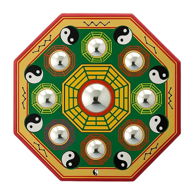 Feng Shui Pakua Mirror | Wall & Door Decor for Positive Energy, Protection & Vastu Correction | Bagua Mirror to Remove Negative Energy (7.5Inch)