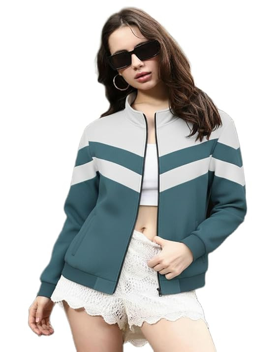 Women’s Stylish Plus Size Jacket | Lightweight Winter Casual Sportswear with Pockets