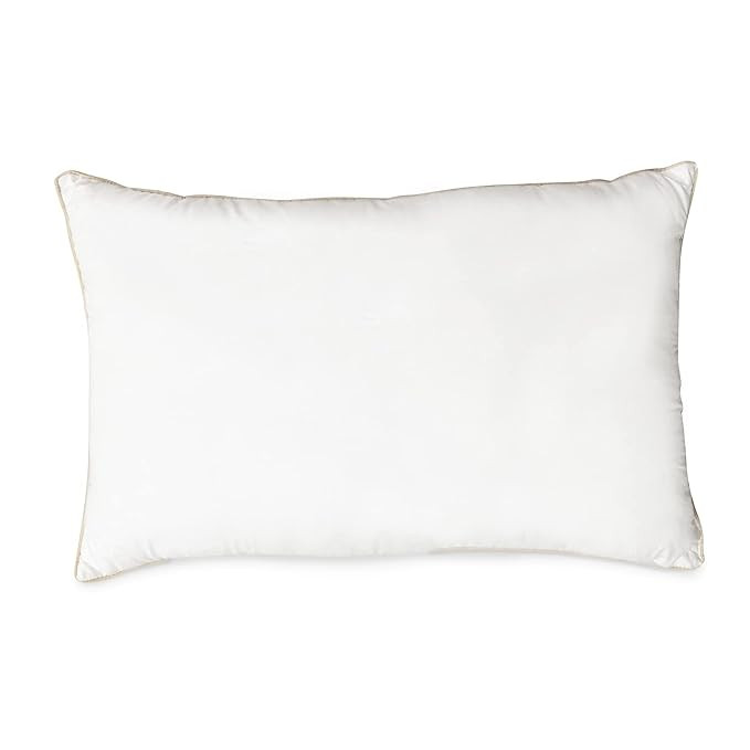 Spaces Essential Microfiber 180 GSM Percale Weave Solid Design Premium Supportive Bed Pillow| Soft & Skin-Safe - 51 x 81Cm – White