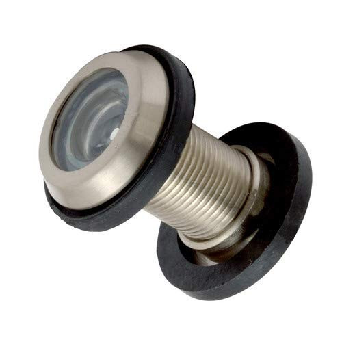 Brass Door Eye viewer 100 Degree HD Optical Glass Lens Offers Crystal Clear Panoramic View- (Ss Fnish)