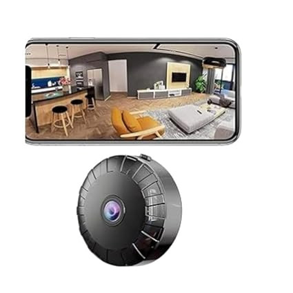 WiFi Spy Camera 1080P HD Mini Hidden Camera with Audio & Video | Mobile Live View, Motion Alerts & Night Vision | Small Wireless Security Camera for Home, Office & Safety (TMY46)